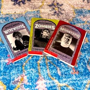Vintage Set of 3 Books Shock Shots Werewolves Mummies Zombies 1993 1994 Mini